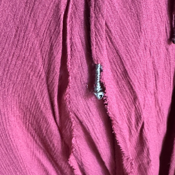 Free People size Small Backless Halter Maxi Dress in dark mauve pink - Picture 8 of 12